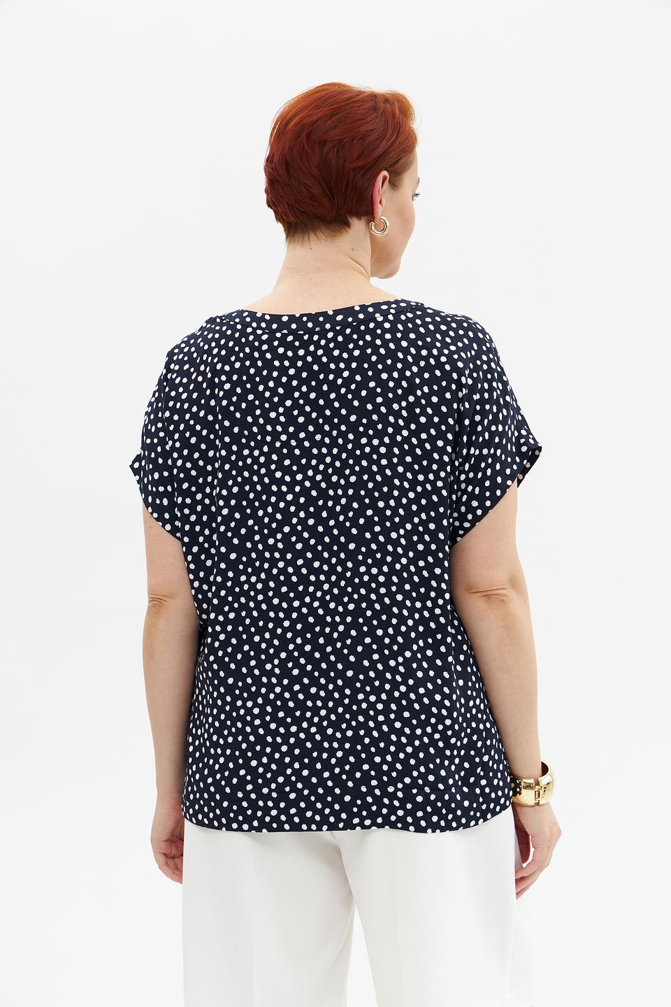 Блузка Samoon в горошек