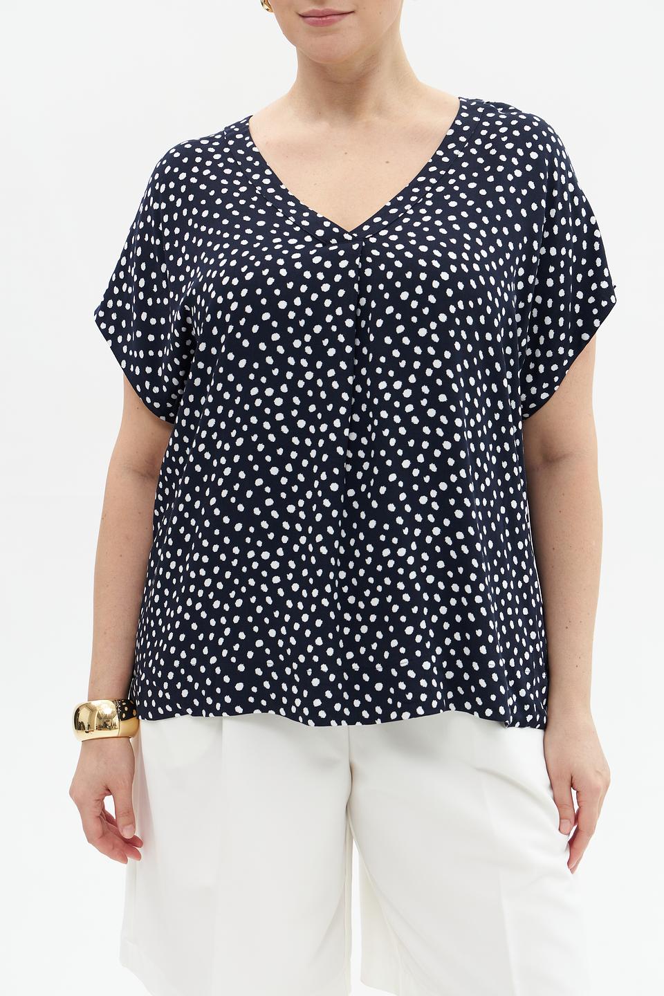 Блузка Samoon в горошек