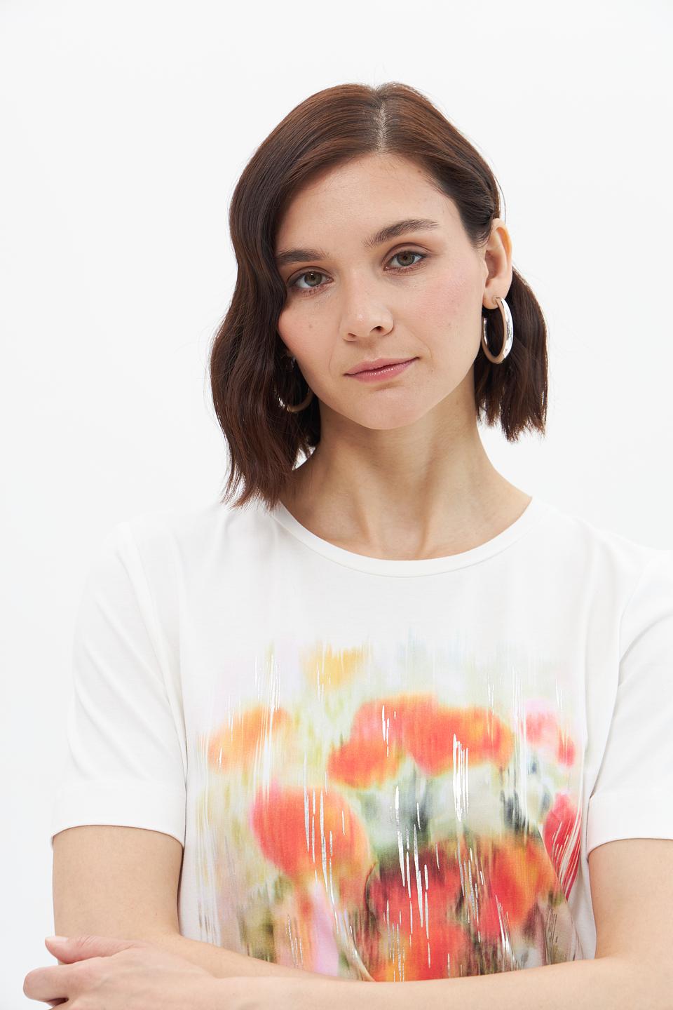 Футболка Gerry Weber с принтом белый