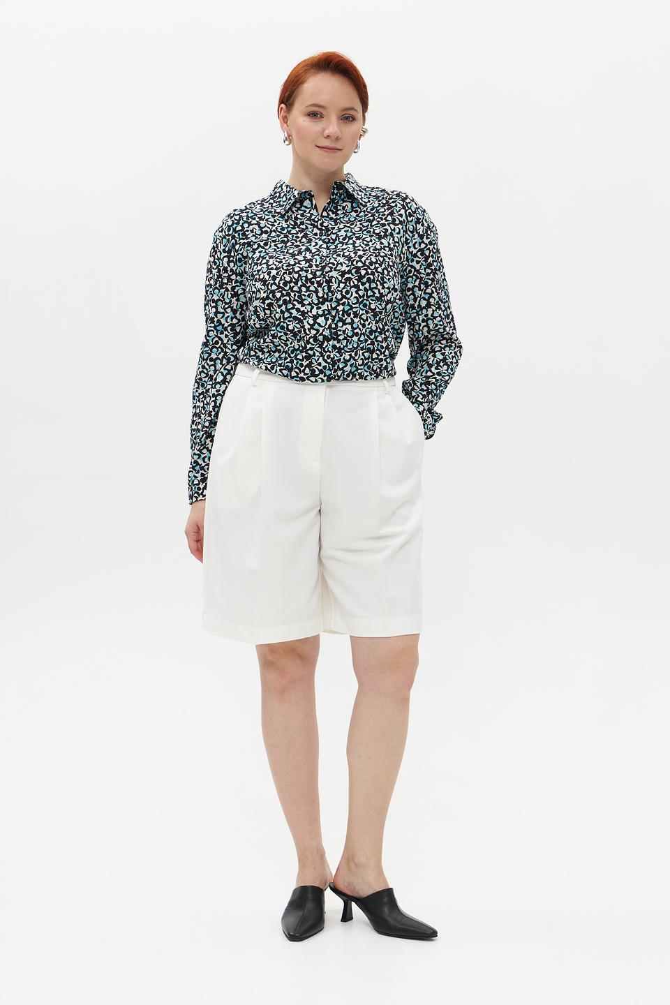 Блузка Lebek с принтом