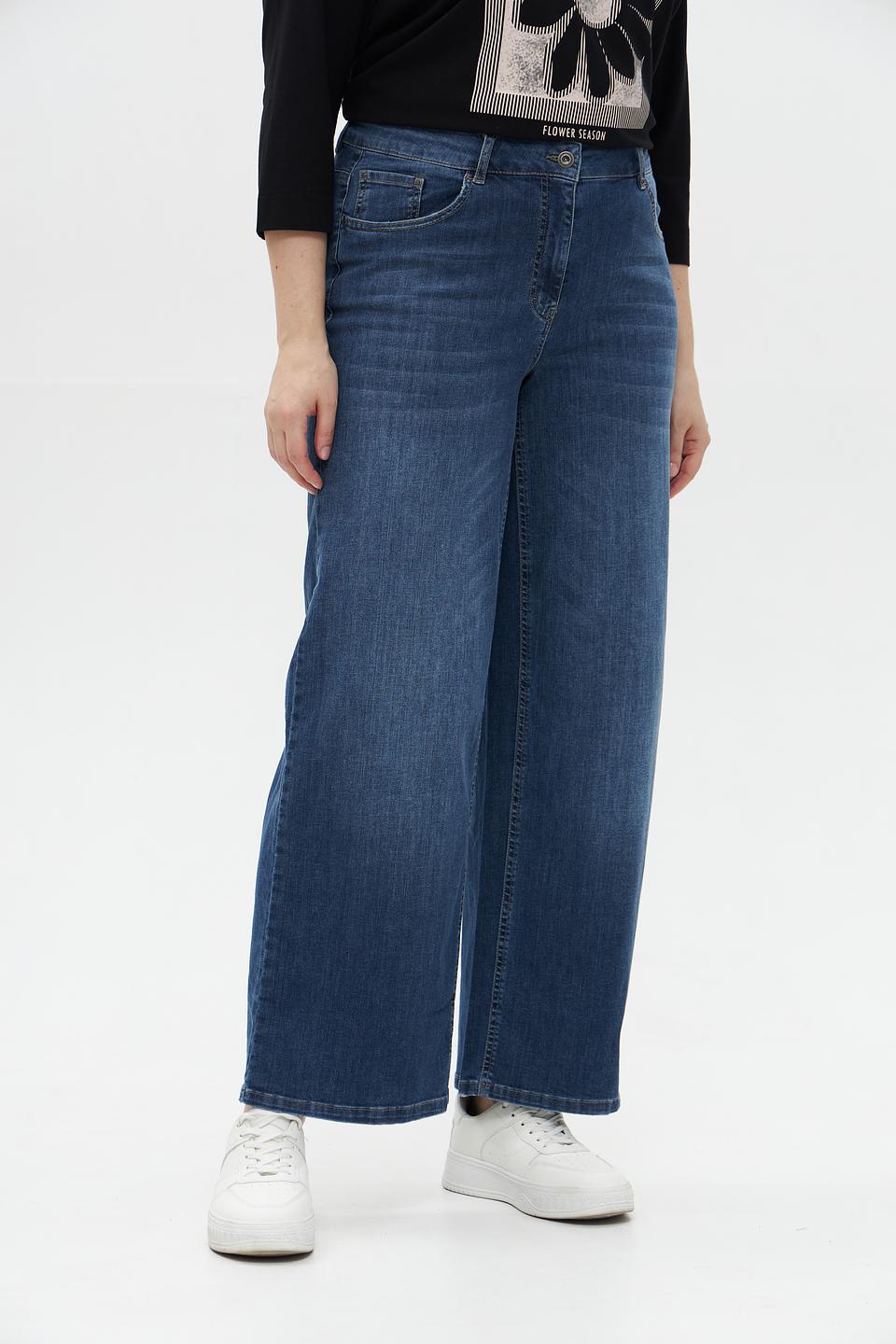 Джинсы Frapp клеш синие