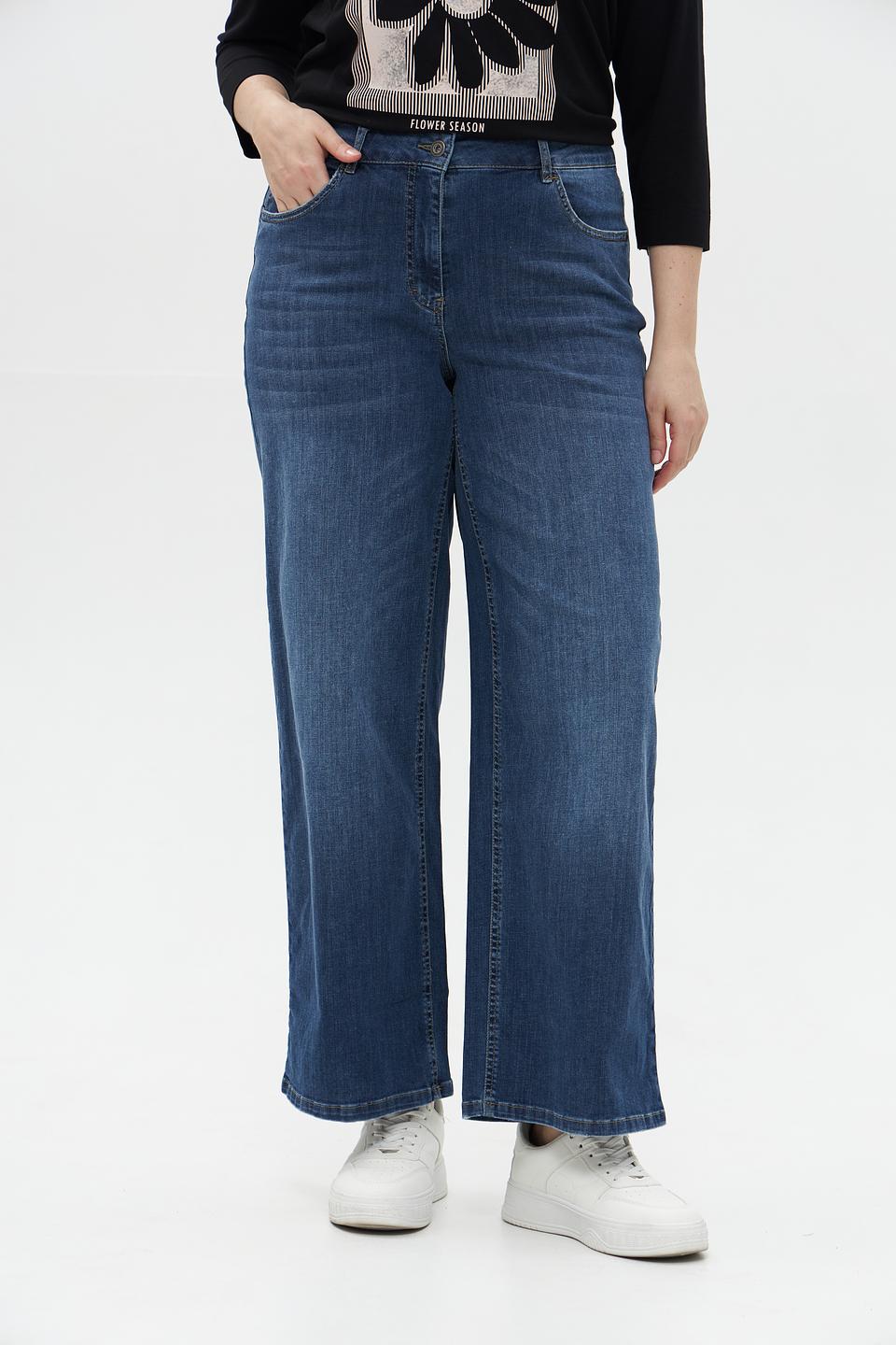 Джинсы Frapp клеш синие