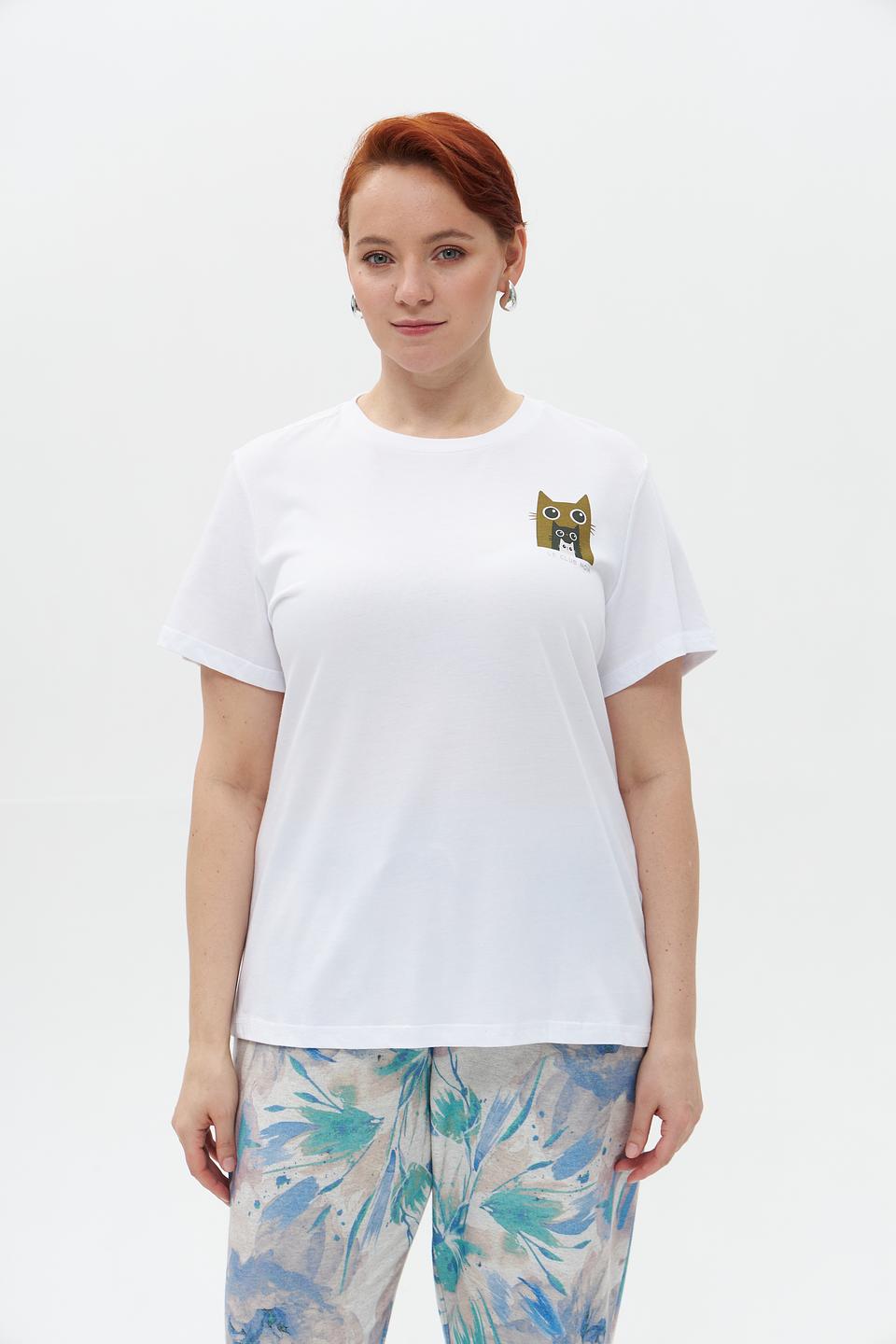 Футболка Catnoir с принтом