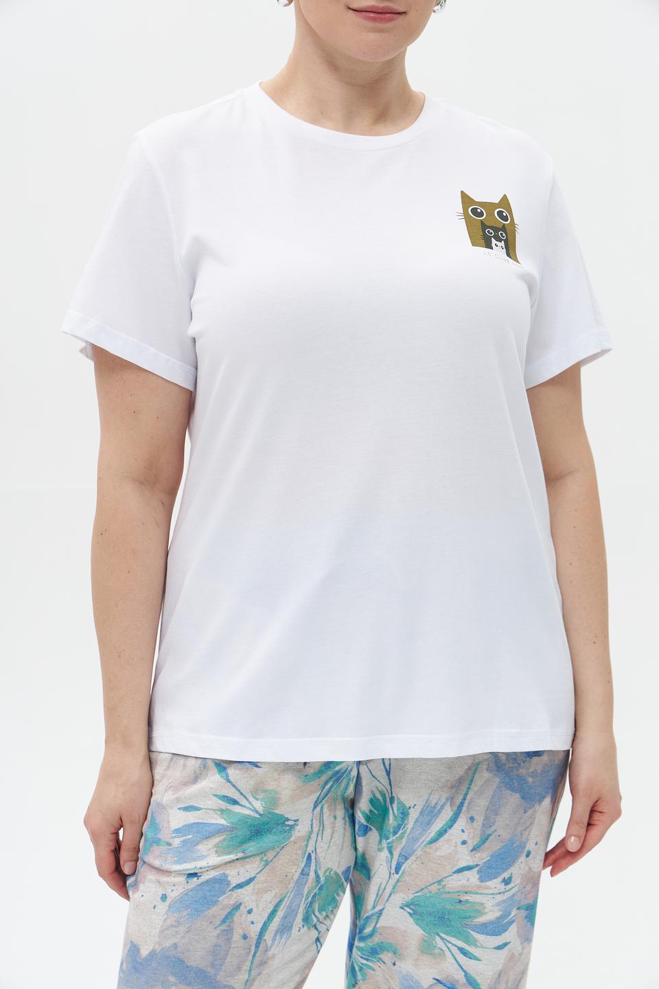 Футболка Catnoir с принтом