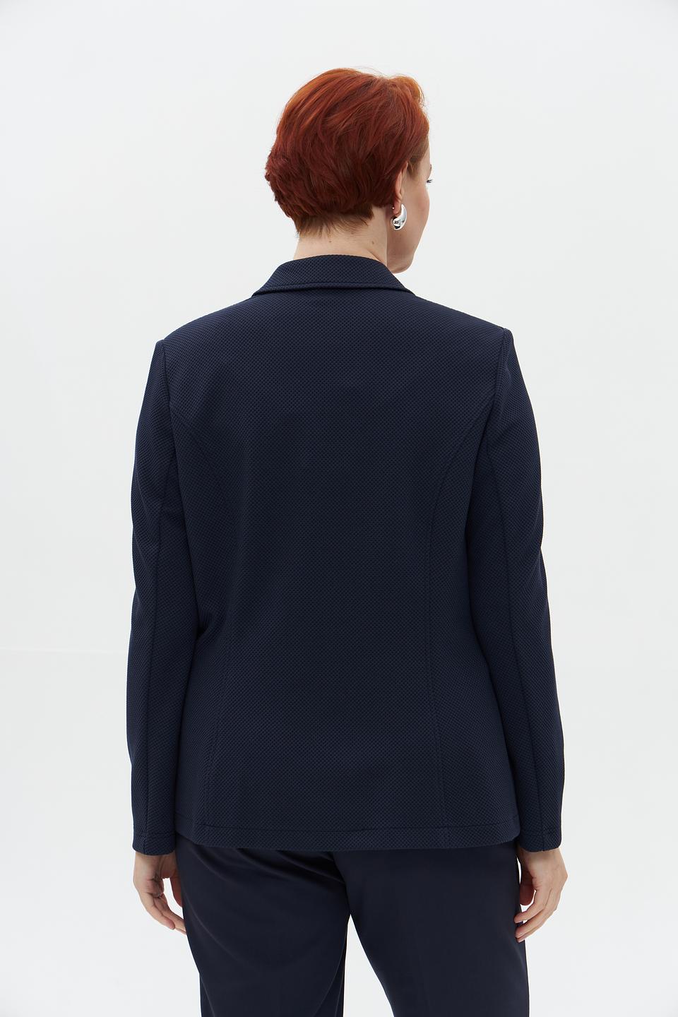 Жакет Lebek приталенный тёмно-синий