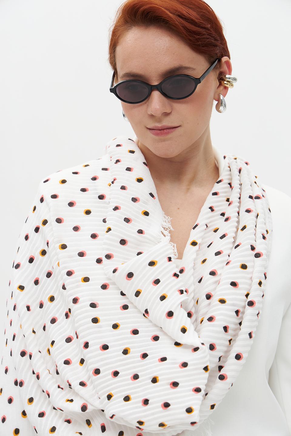 Шарф Marc Cain в горошек