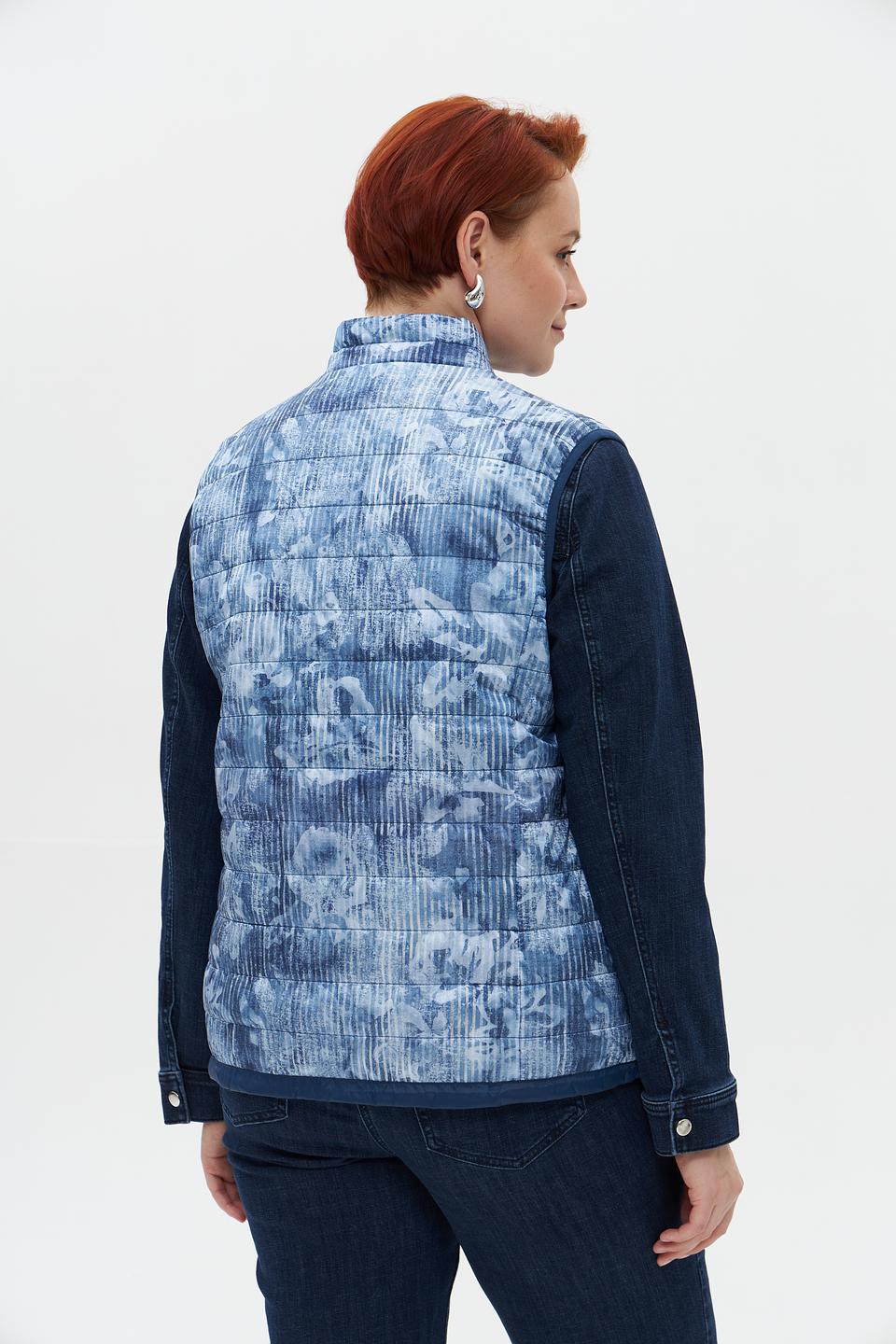 Жилет Rabe collection стеганый синий