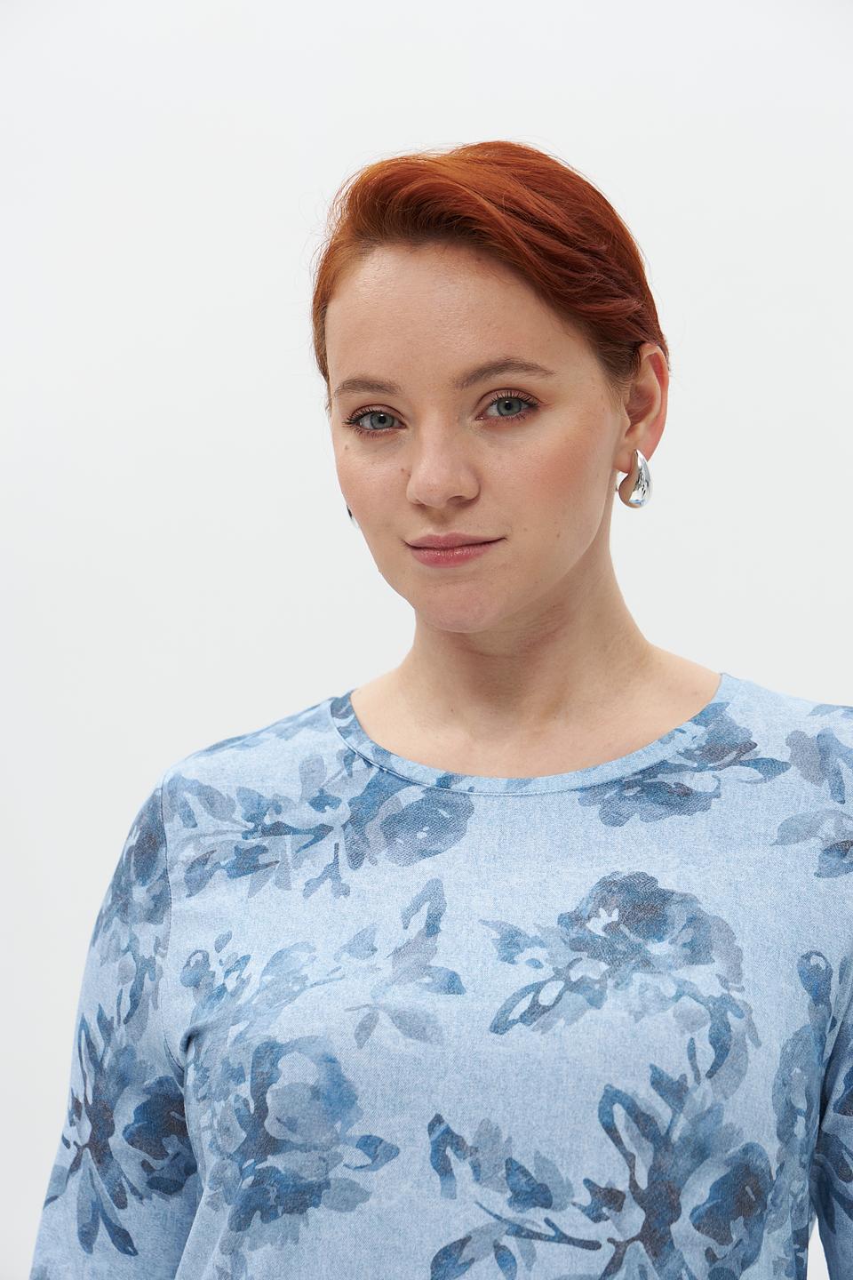 Футболка Rabe collection с цветочным принтом