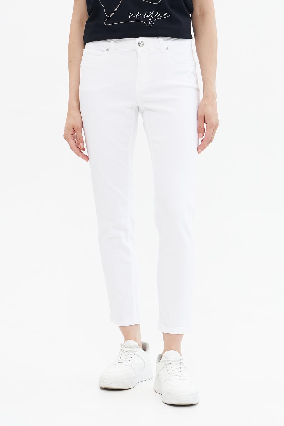 Джинсы Oui белые прямые