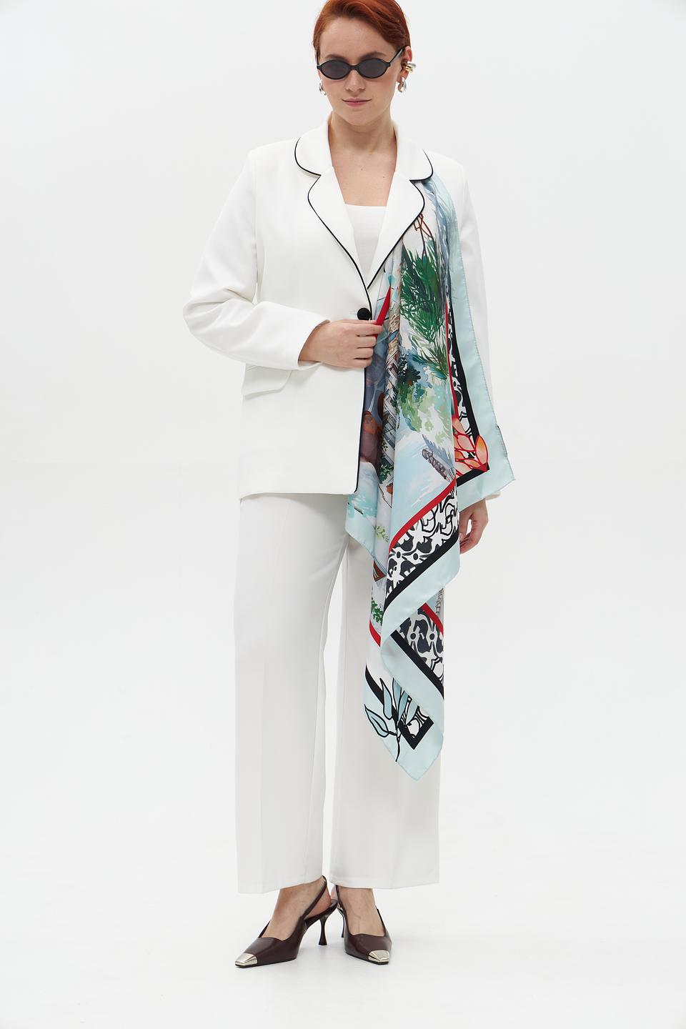 Платок Marc Cain с принтом