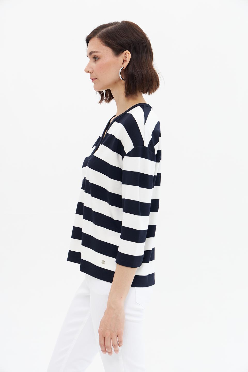 Лонгслив Monari в полоску