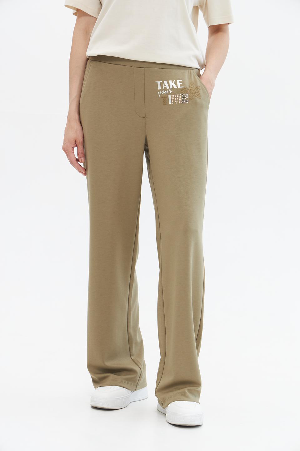 Брюки трикотажные Betty Barclay хаки