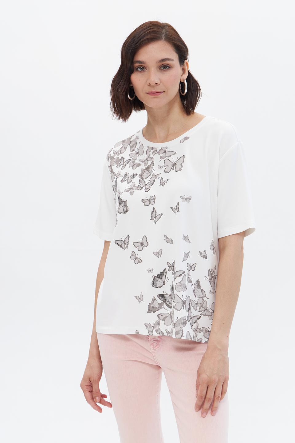 Футболка Monari с бабочками