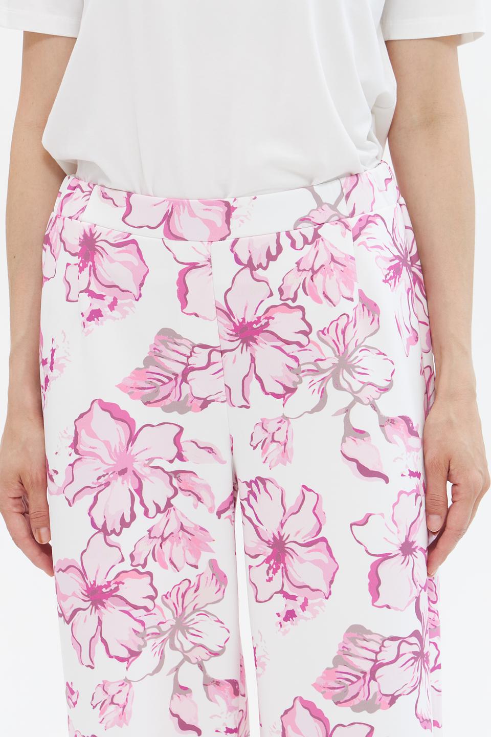 Брюки Monari с цветочным принтом