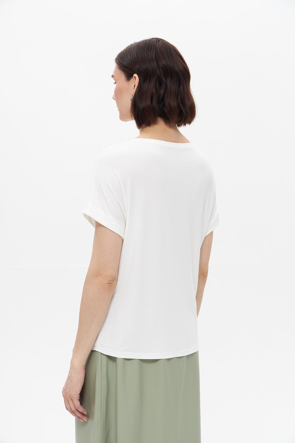 Блуза Tuzzi с карманом белая