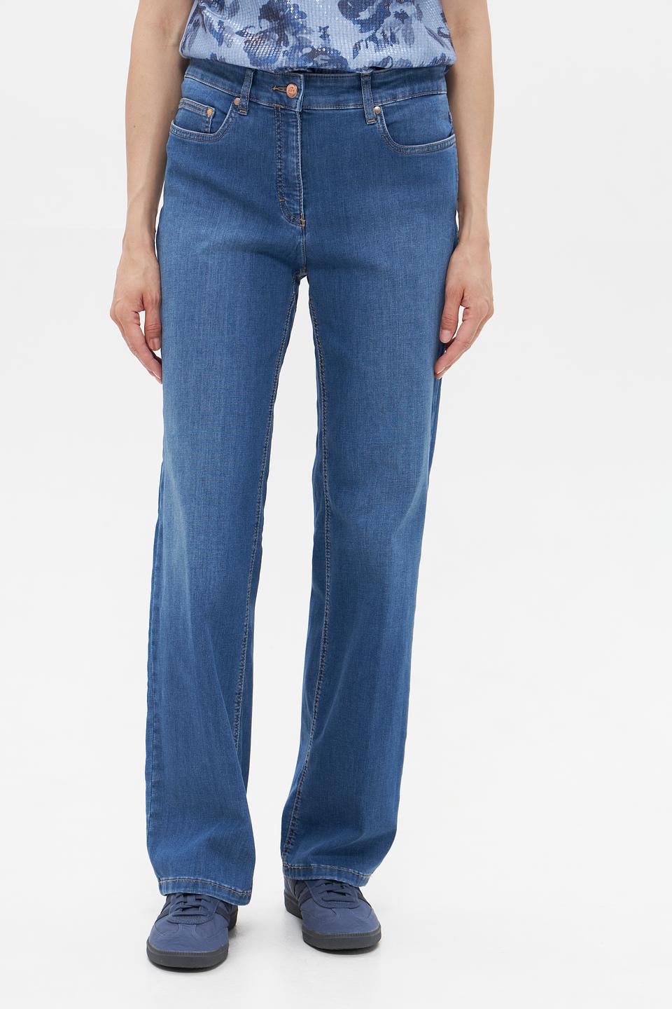Джинсы ZRS прямого кроя синие