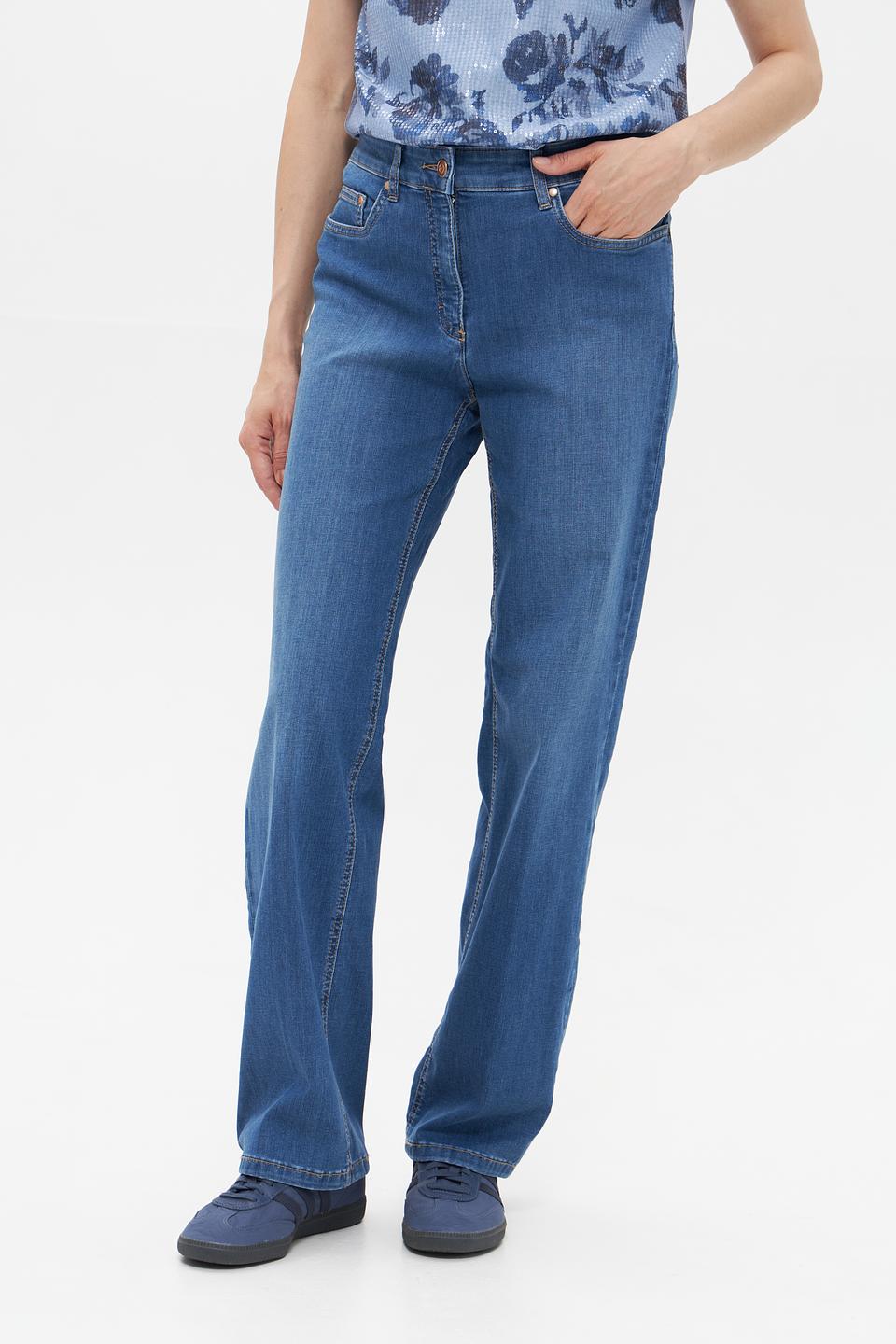 Джинсы ZRS прямого кроя синие