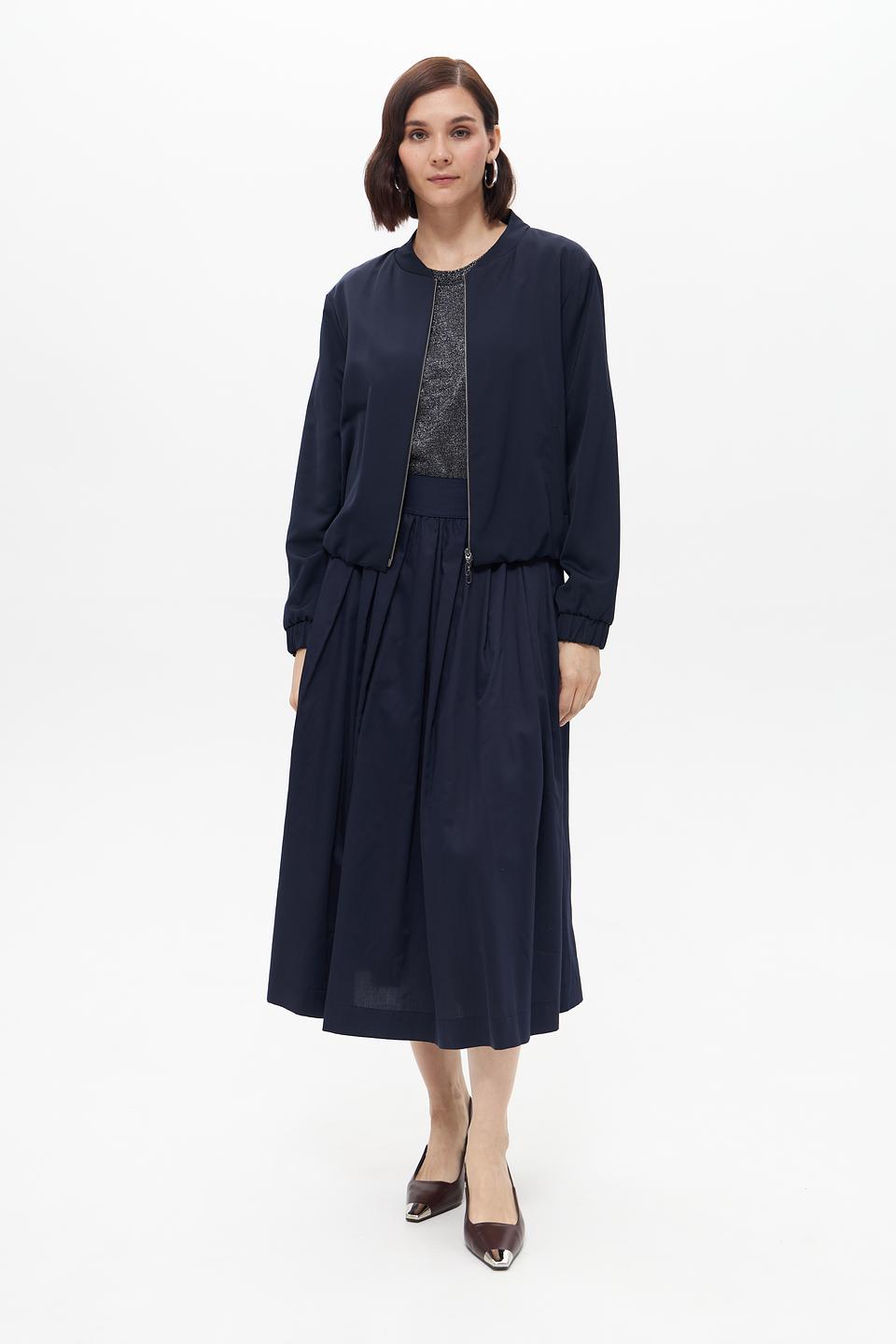 Жакет Bianca бомбер тёмно-синий