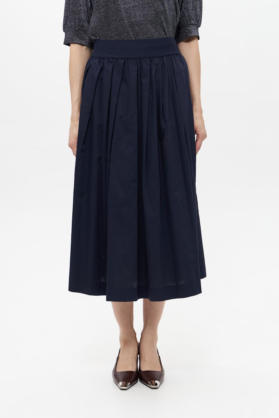 Юбка Bugatti плиссированная тёмно-синяя