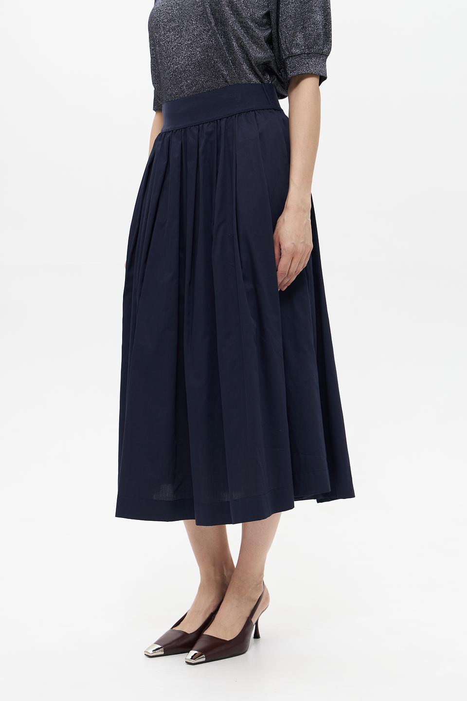 Юбка Bugatti плиссированная тёмно-синяя