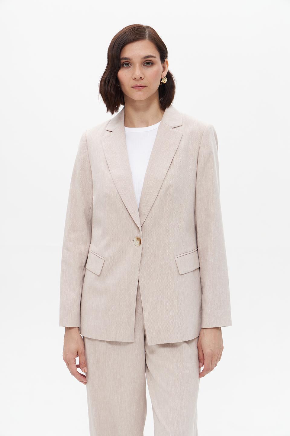 Жакет Betty and Co бежевый