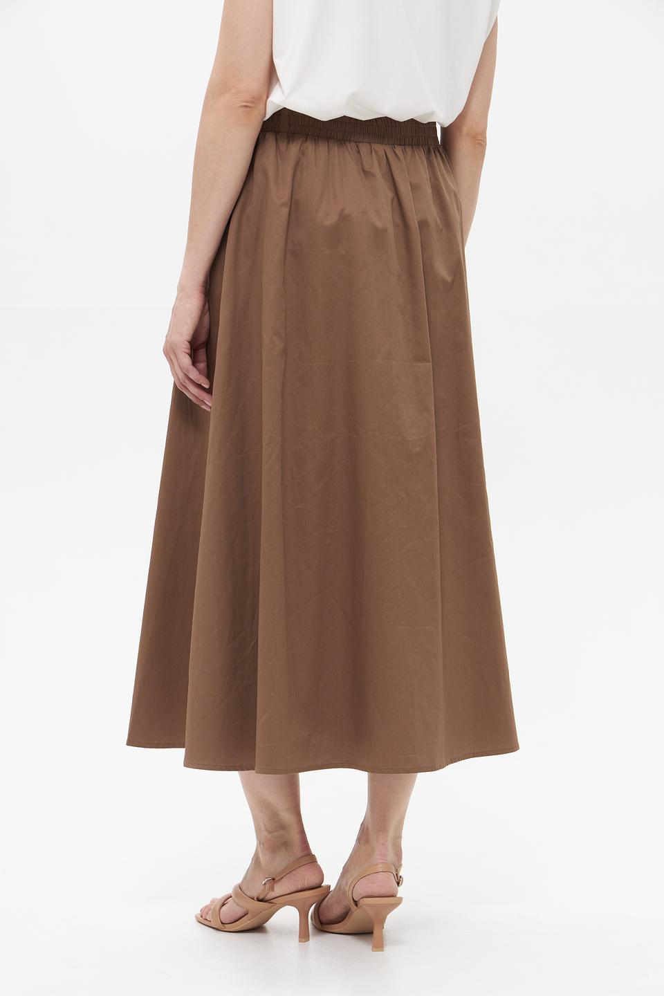 Юбка UNQ женская коричневая