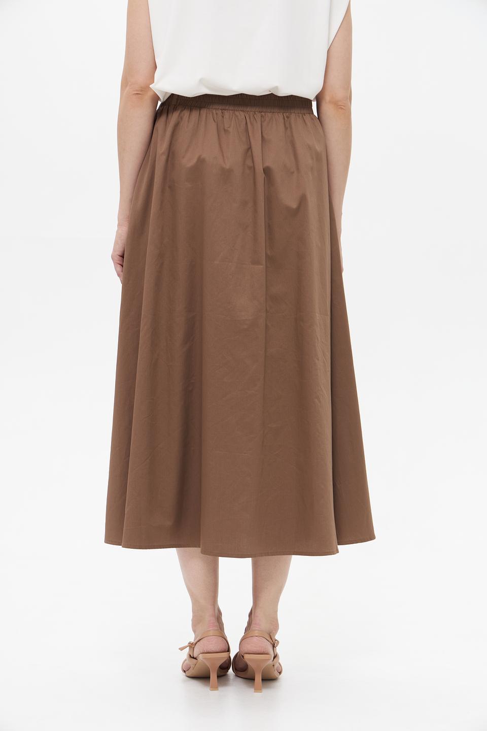 Юбка UNQ женская коричневая