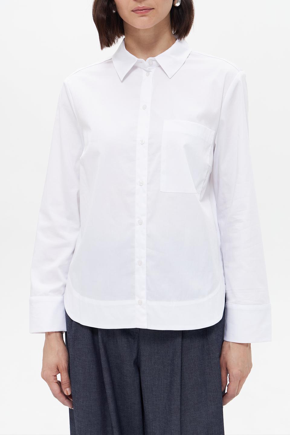 Блуза Oui классическая белая