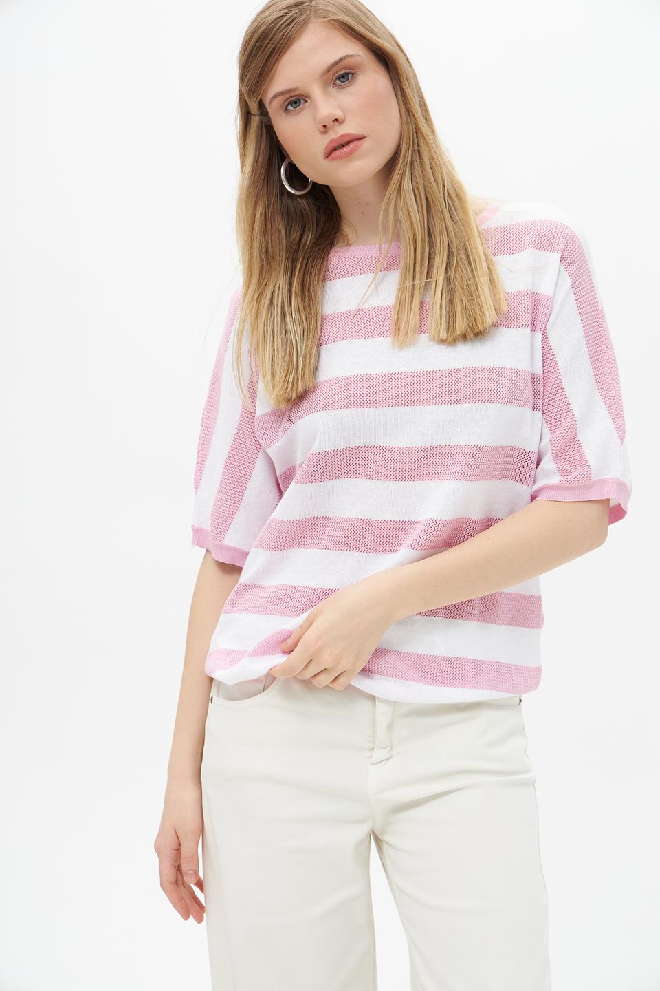 Пуловер Rabe collection в полоску