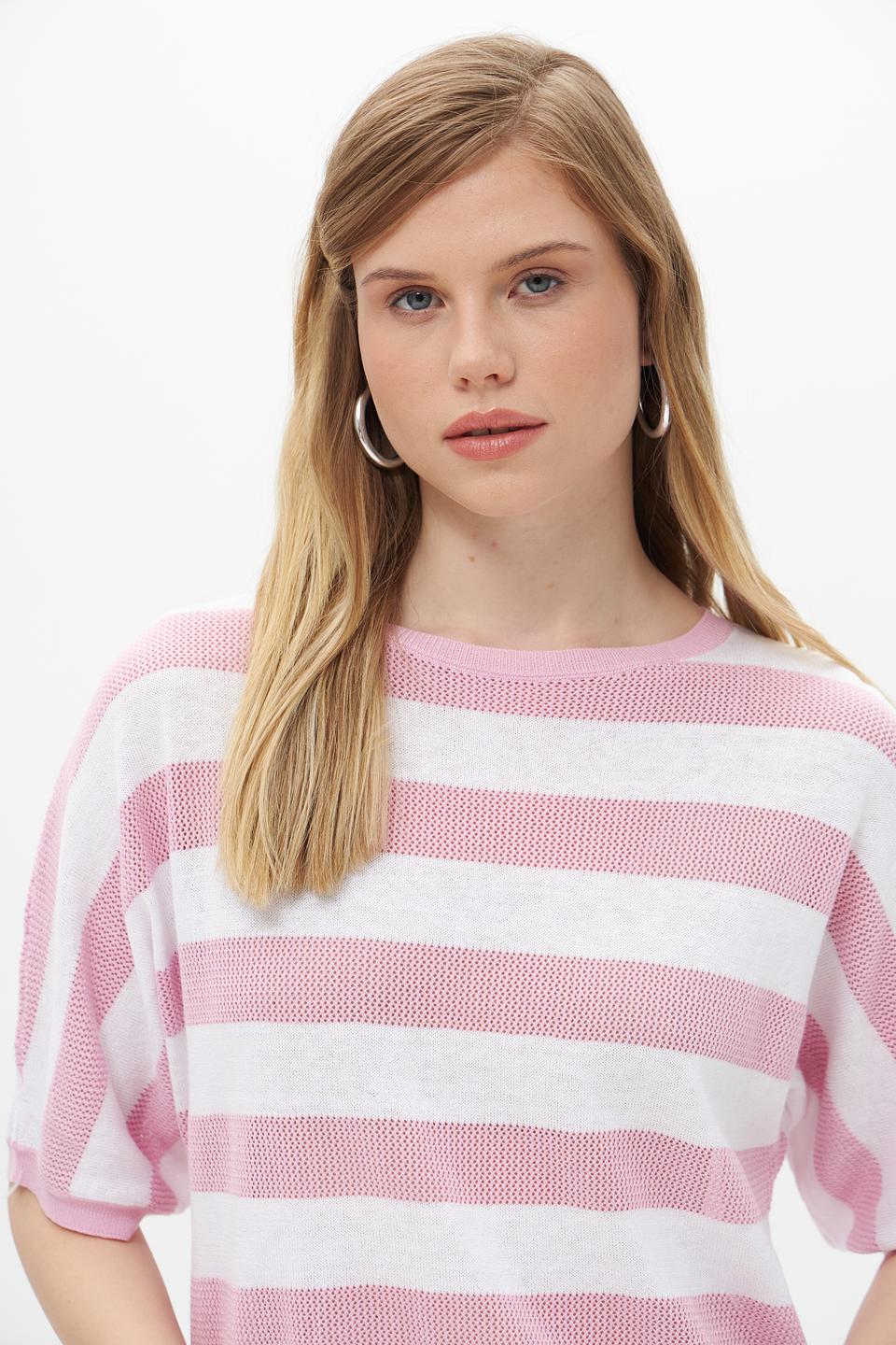 Пуловер Rabe collection в полоску