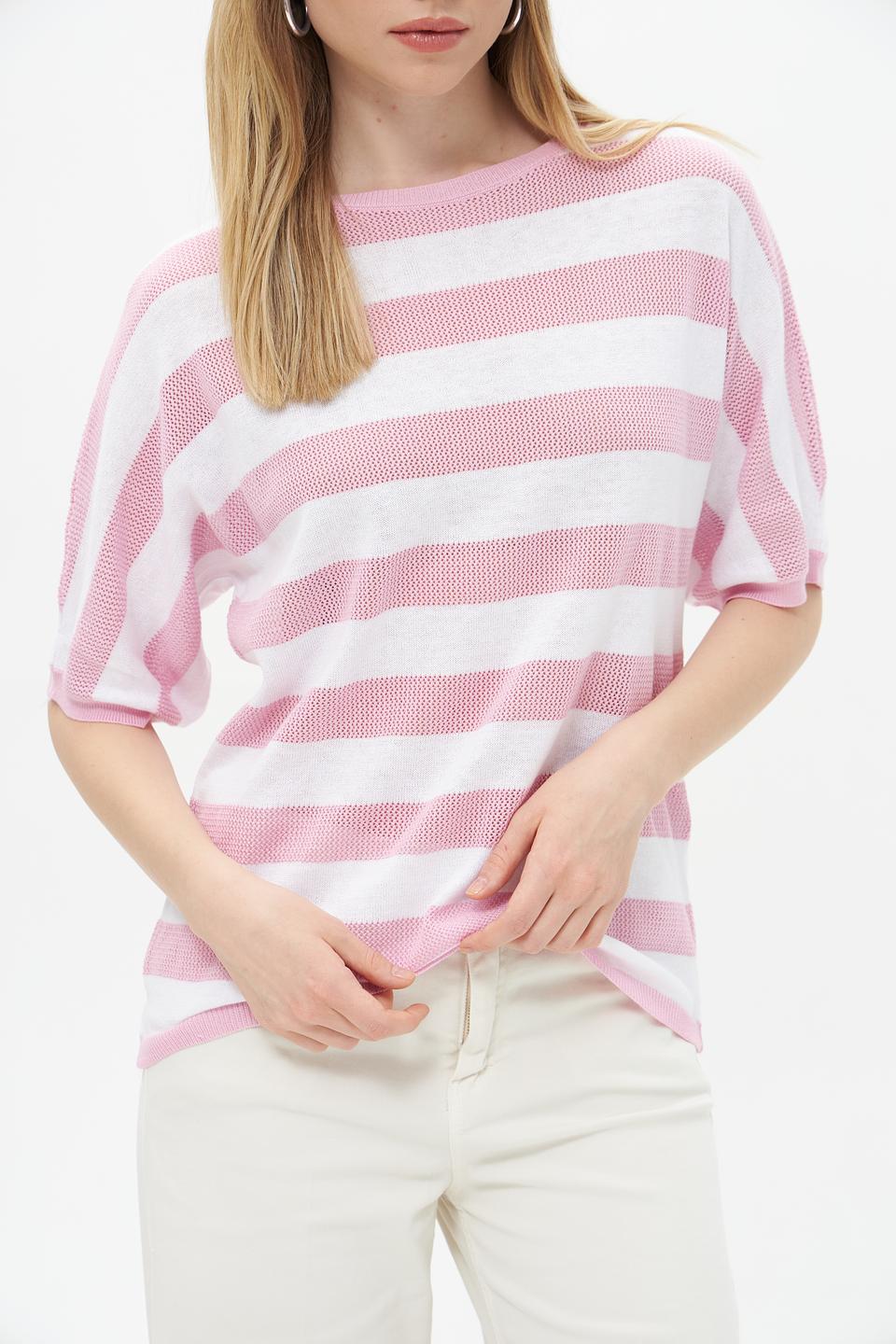 Пуловер Rabe collection в полоску