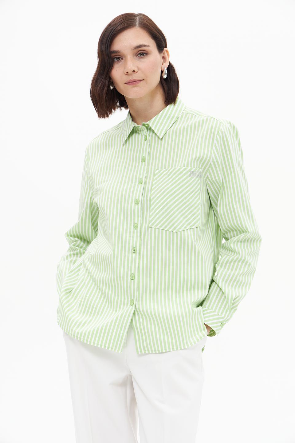 Блузка Betty Barclay в полоску лайм
