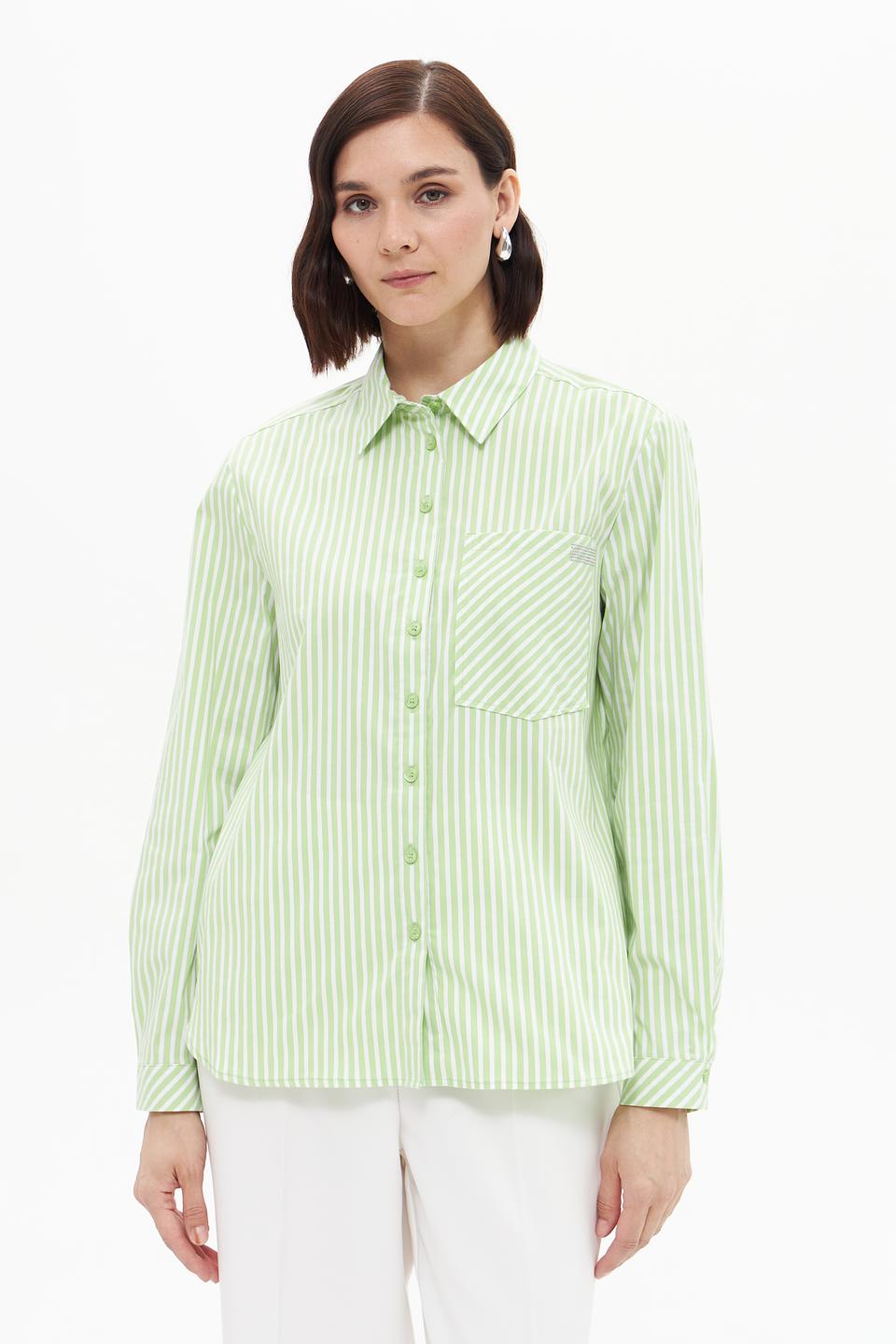 Блузка Betty Barclay в полоску лайм