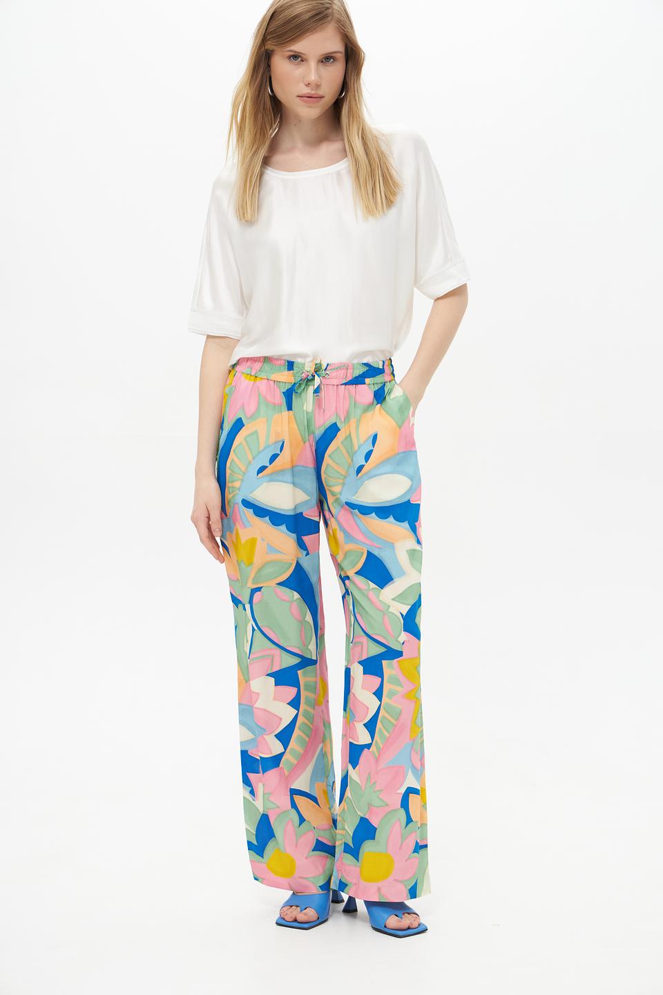 Блуза Lecomte женская белая с коротким рукавом