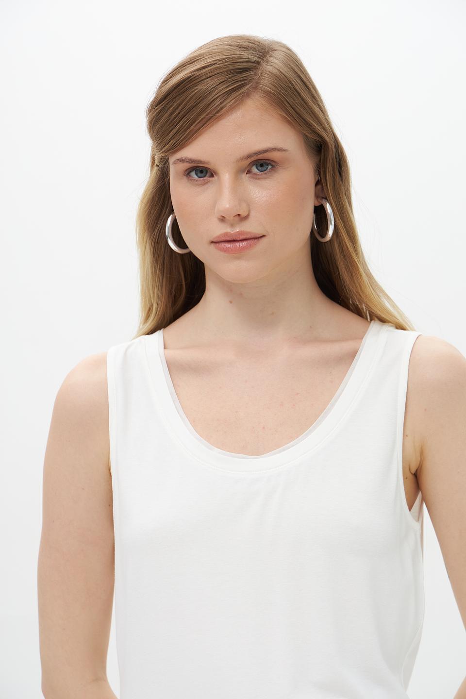 Топ Lecomte женский белый