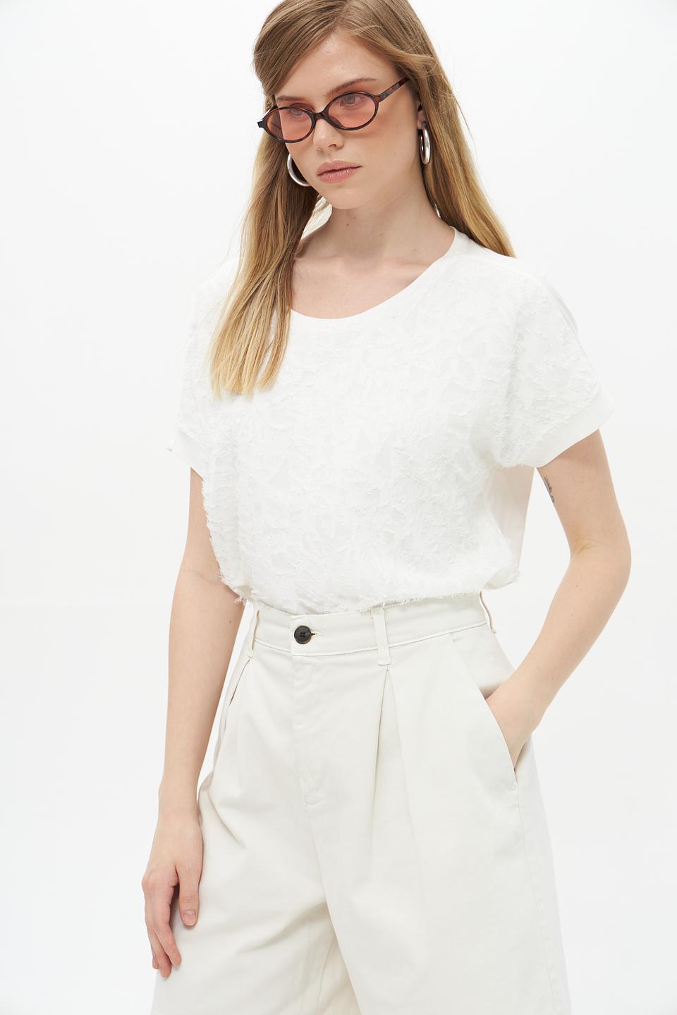 Блуза Lecomte с текстурой