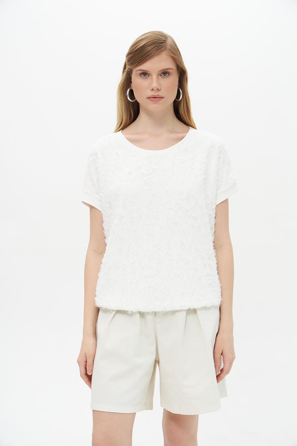 Блуза Lecomte с текстурой