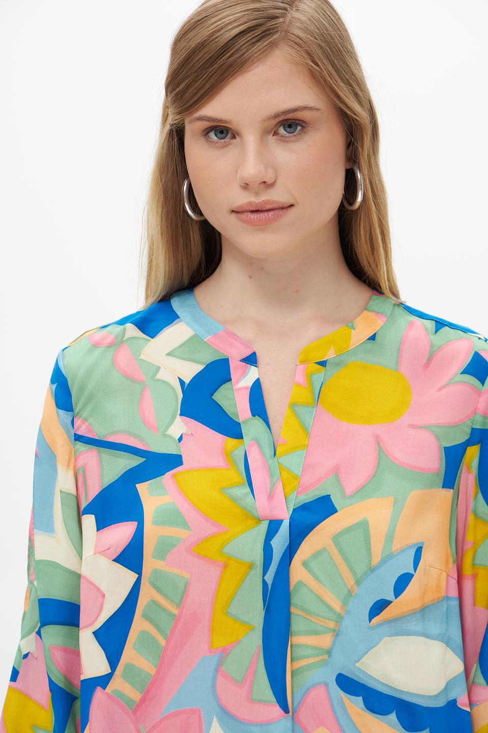 Блузка Lecomte с цветочным принтом