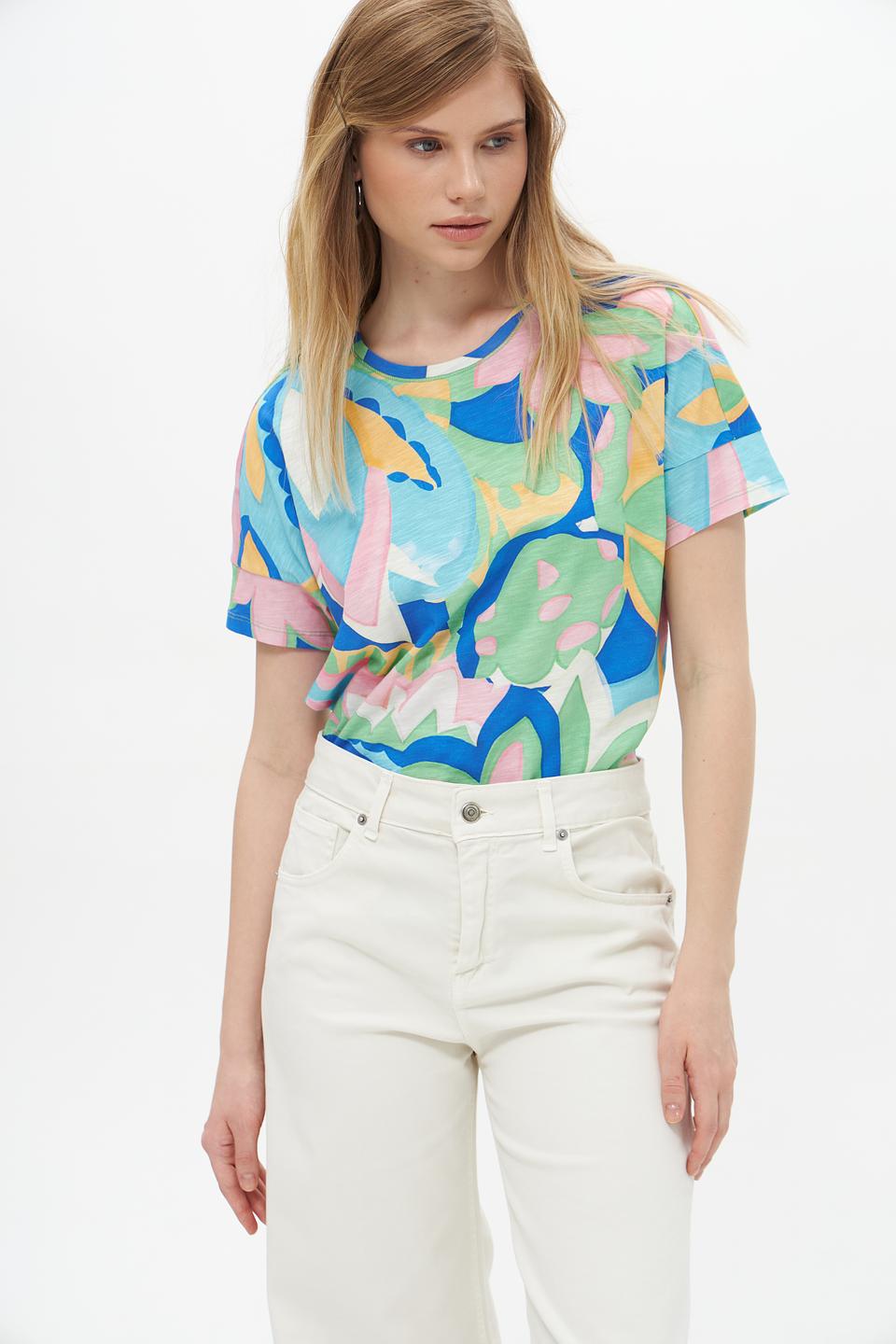 Футболка Lecomte с принтом