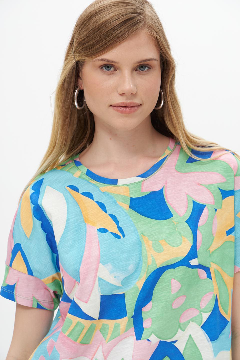 Футболка Lecomte с принтом