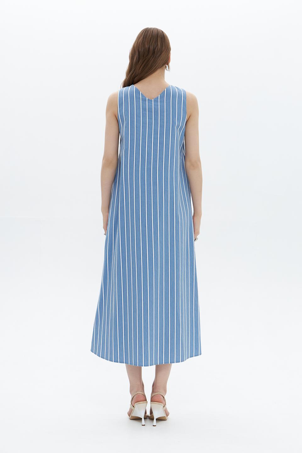 Платье Croche в полоску