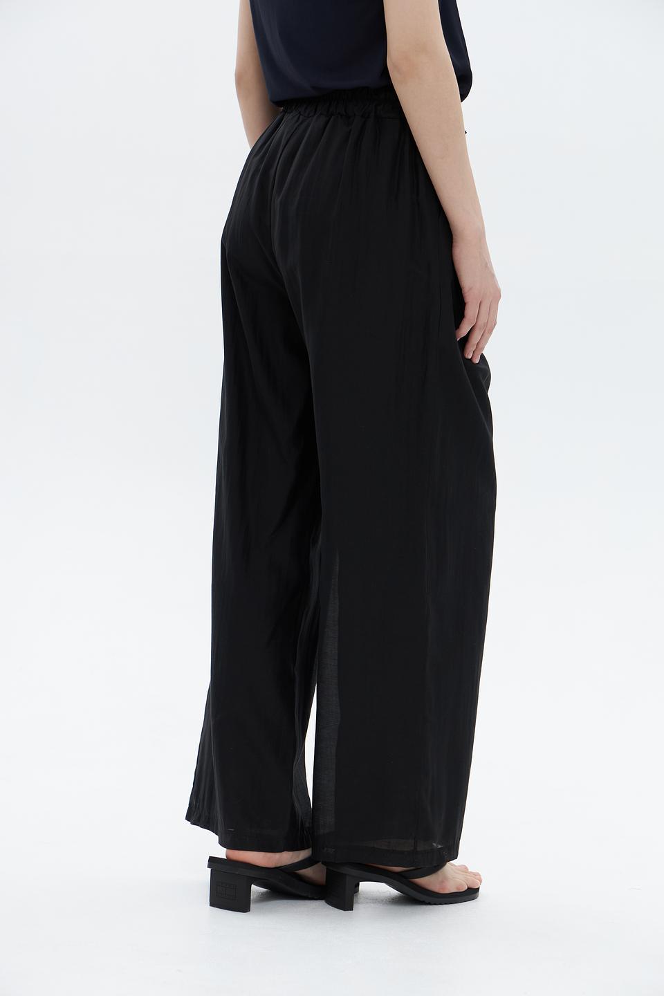 Брюки палаццо Croche чёрные