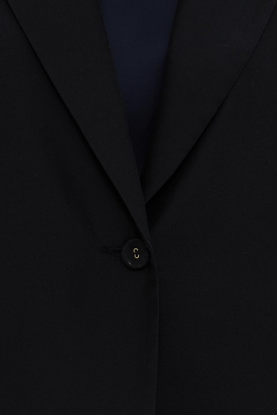 Жакет Croche чёрный оверсайз