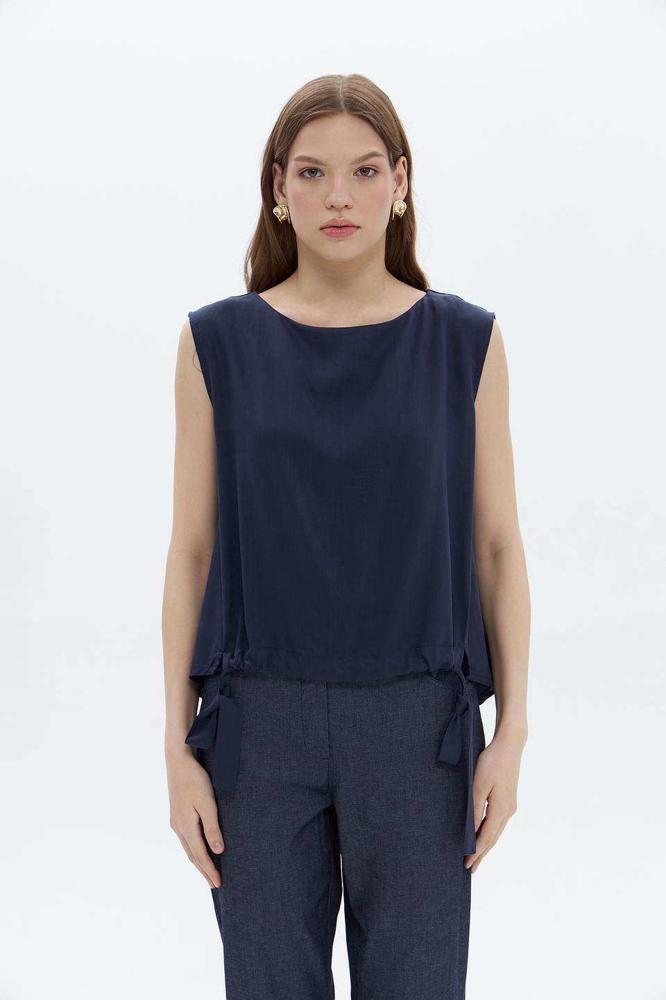 Топ Croche с завязками