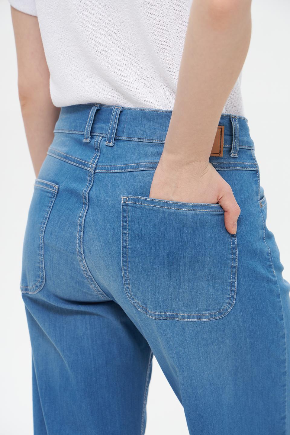 Джинсы палаццо Angels с вышивкой