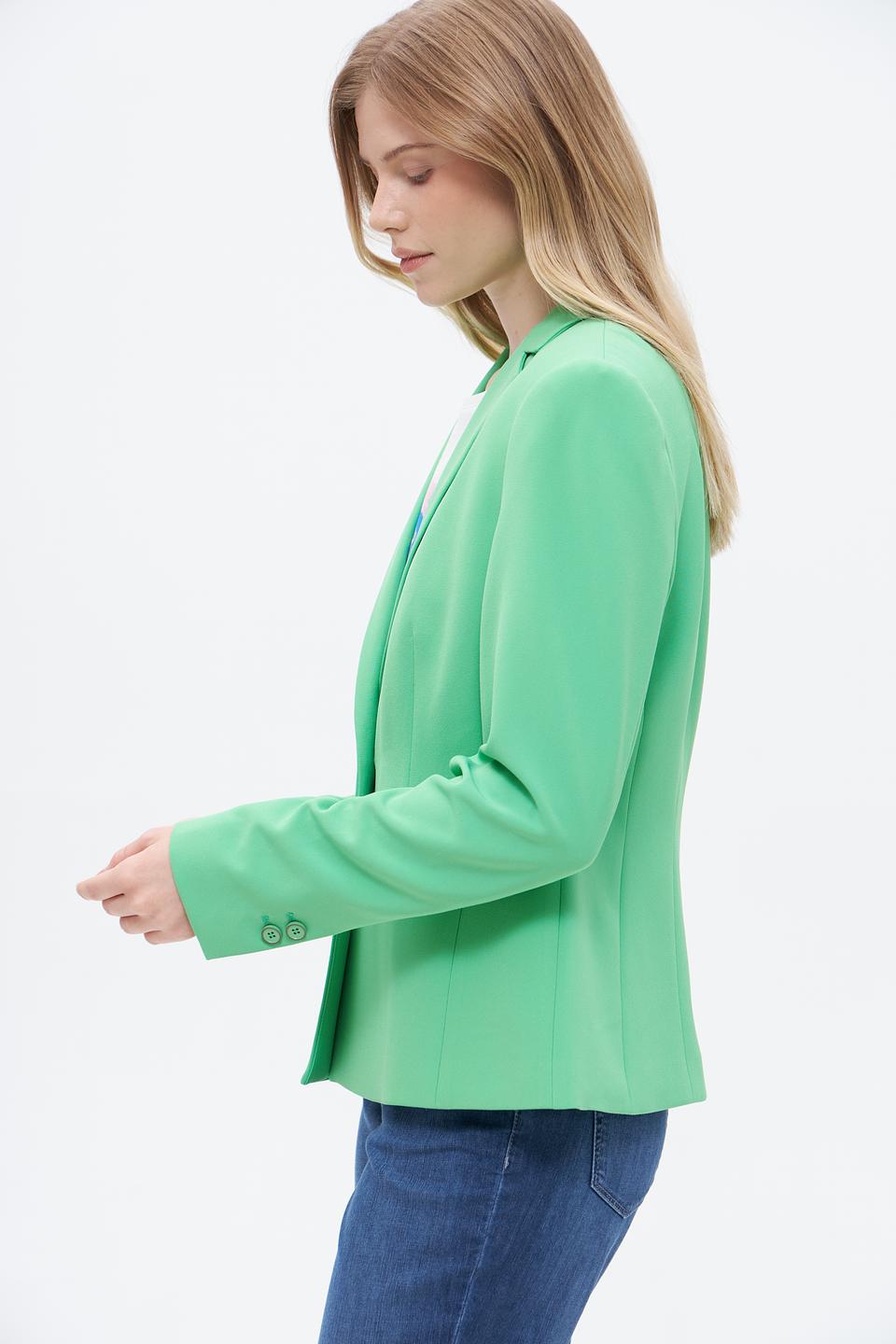 Жакет Taifun приталенный, зеленый