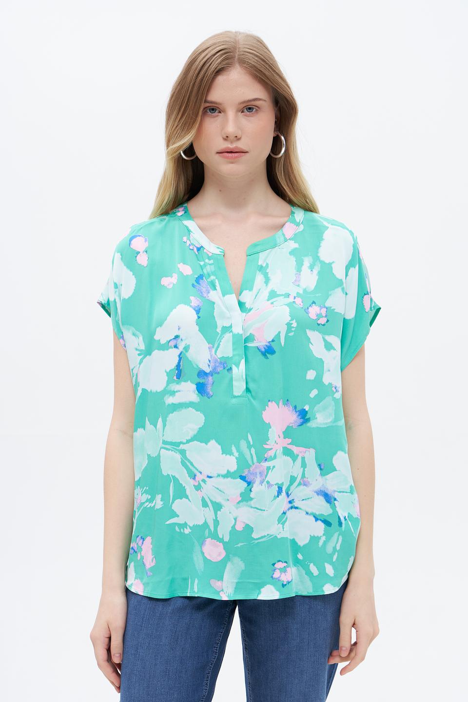 Блуза Taifun с цветочным принтом