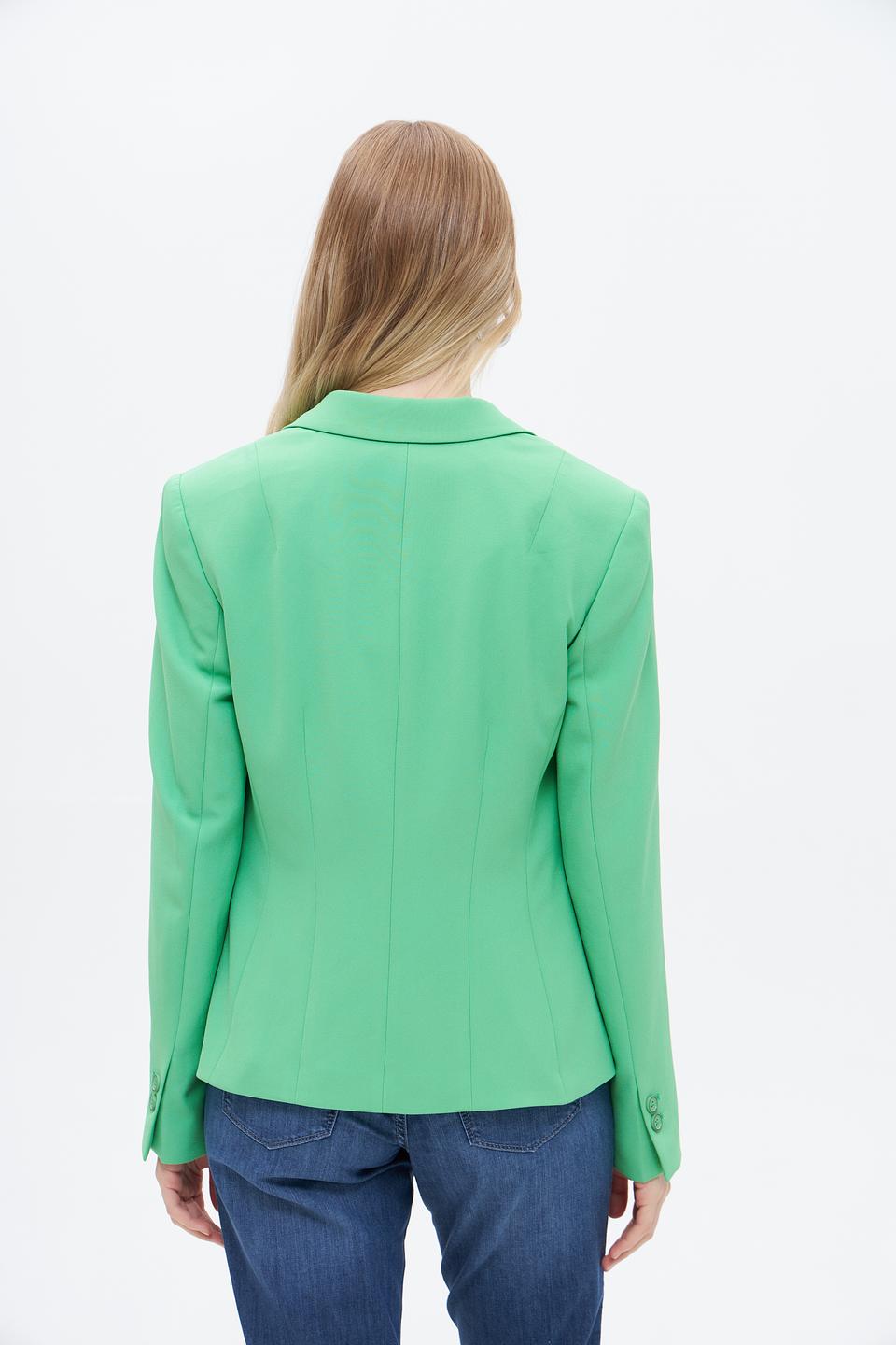 Жакет Taifun приталенный, зеленый