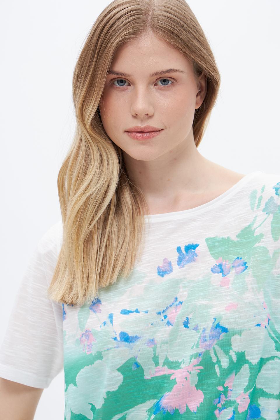 Футболка Taifun с цветочным принтом