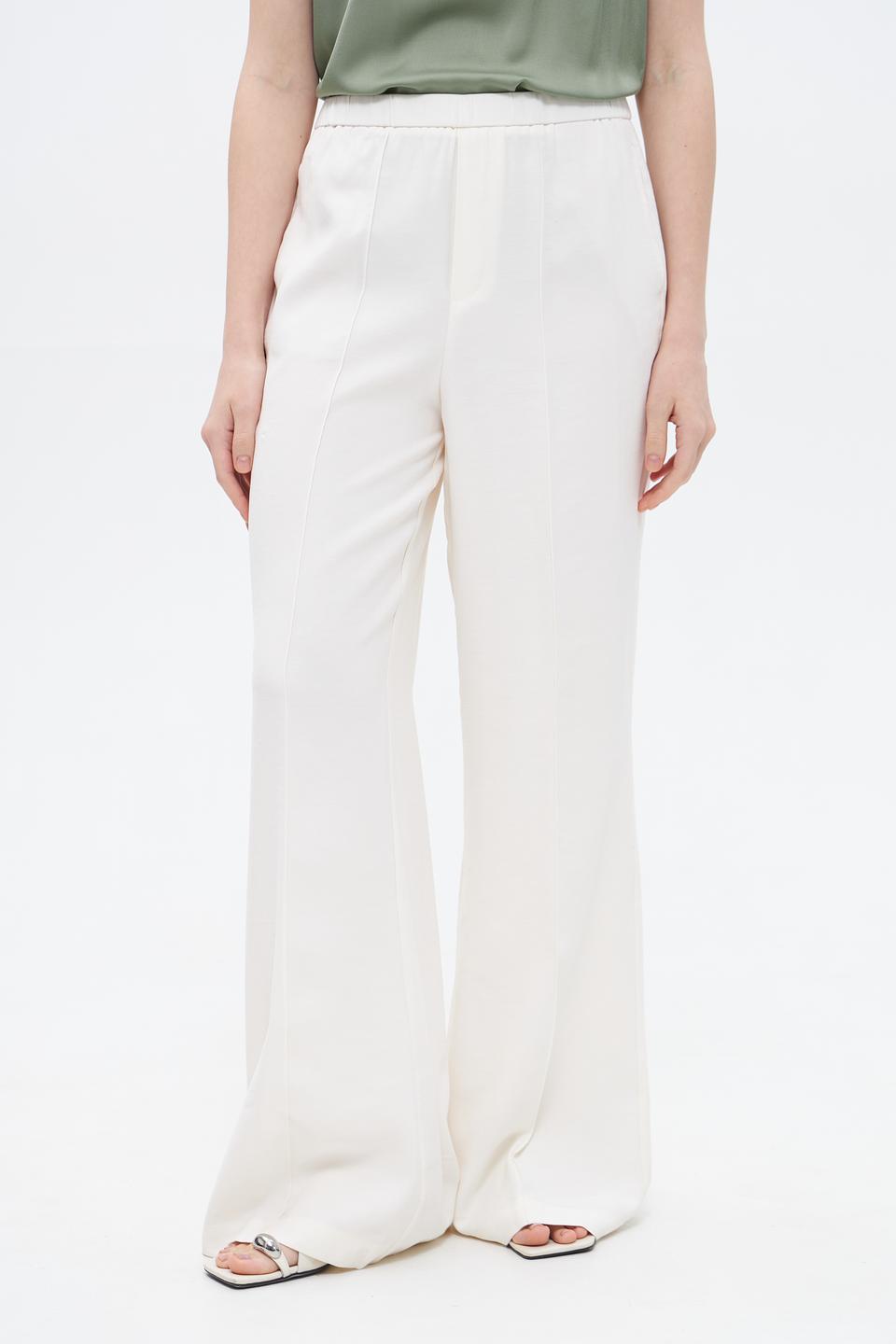 Брюки клёш Oui молочные